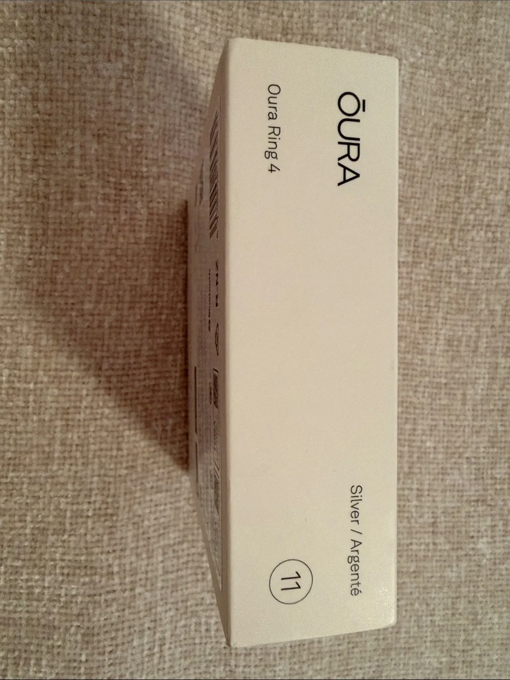 Oura Ring 4 Silver - Size 11